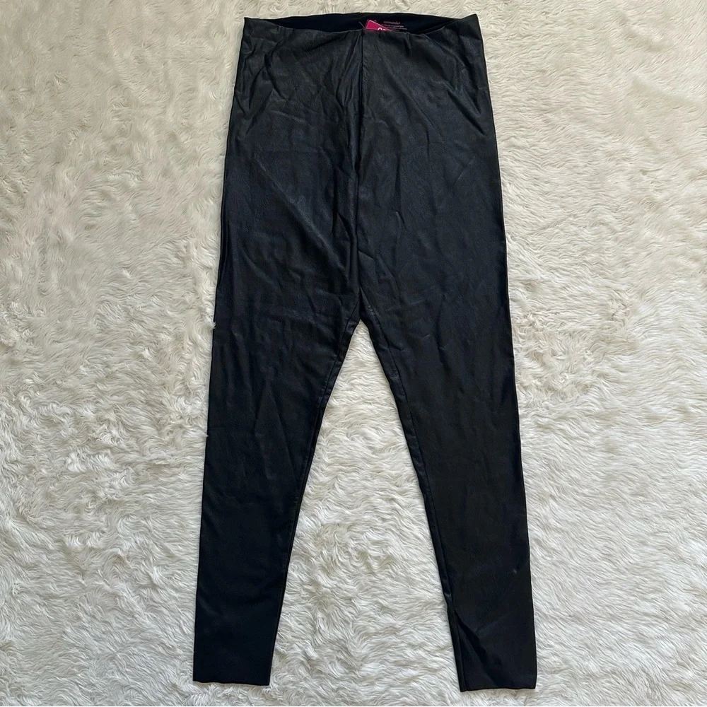 Commando Leggings Perfect Control Faux Leather Smoothing Black XL NWT New - Picture 4 of 12